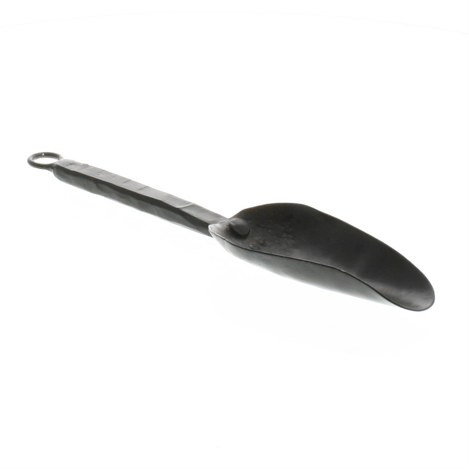 Hand-Forged Iron Garden Scoop | Heavy Duty Soil & Seed Trowel