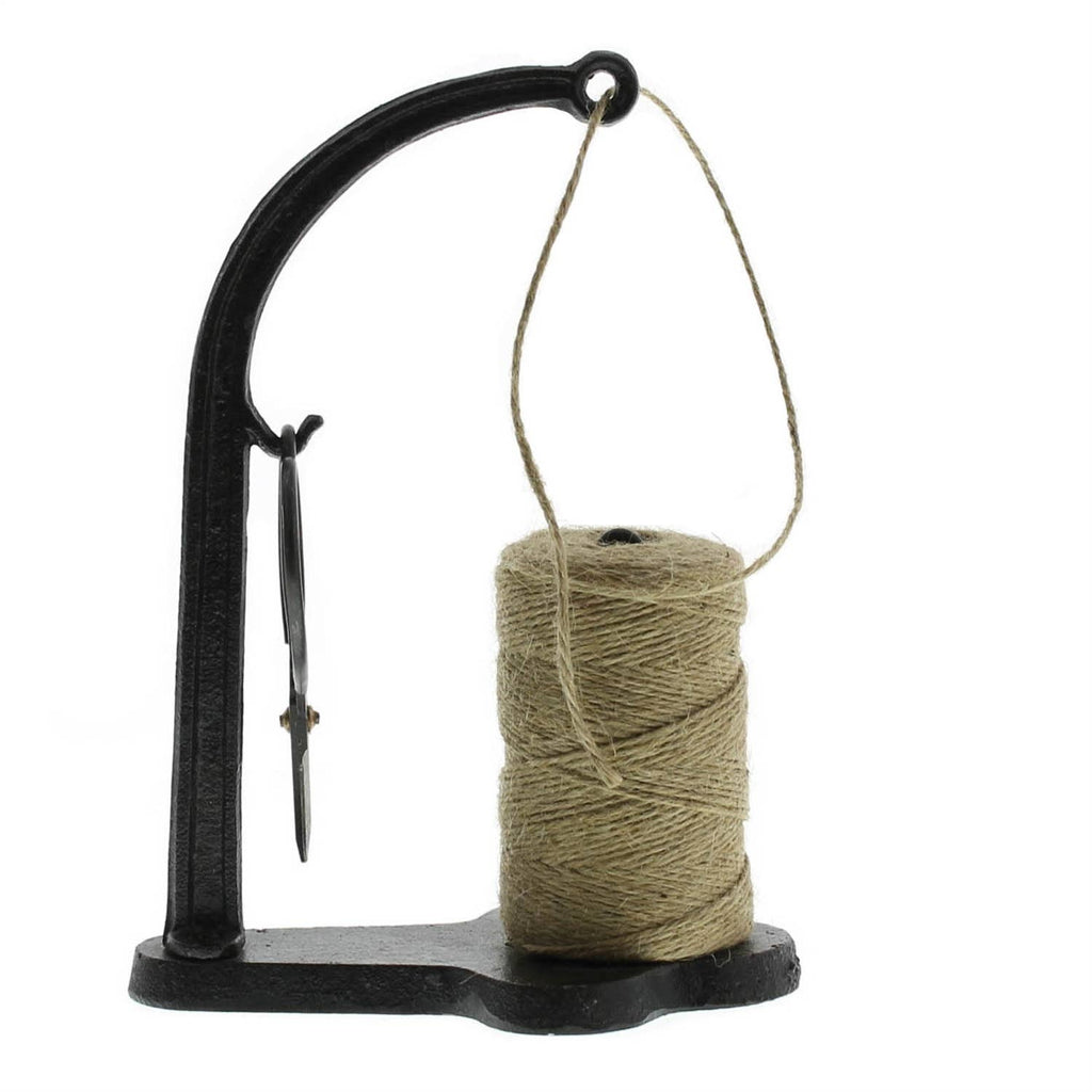 Cast Iron Jute Dispenser | Antique Black Heritage Style