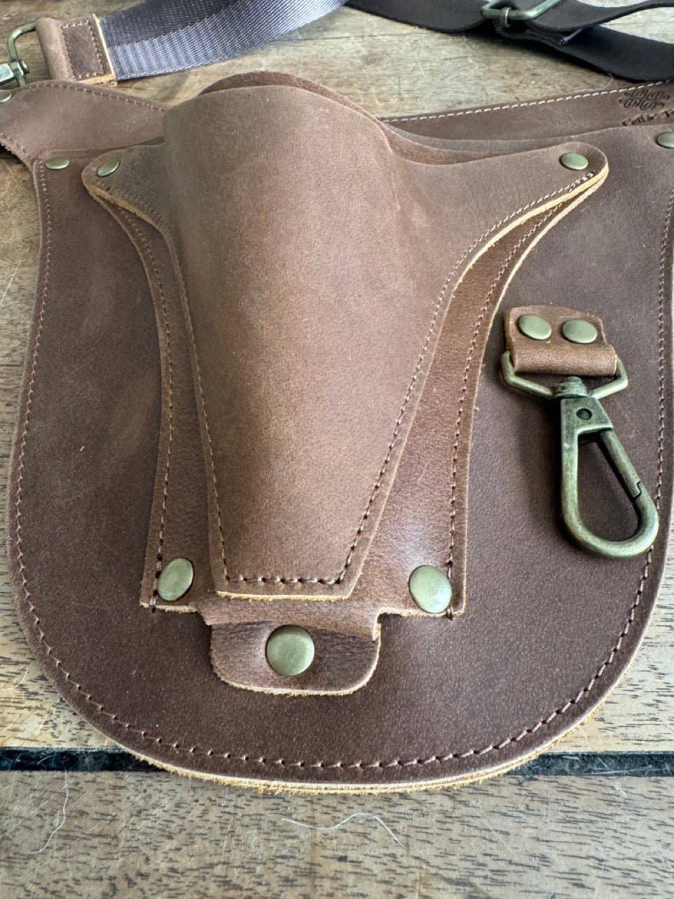 The Artisan Leather Gardener’s Belt | Full-Grain Tool Holster