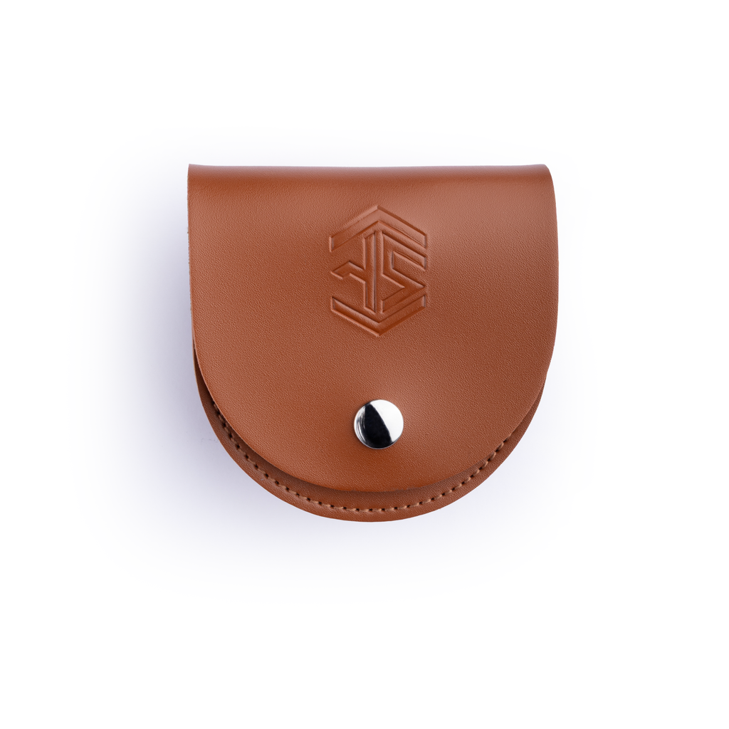 Hand-Forged Tool Sharpening Stone with Leather Case