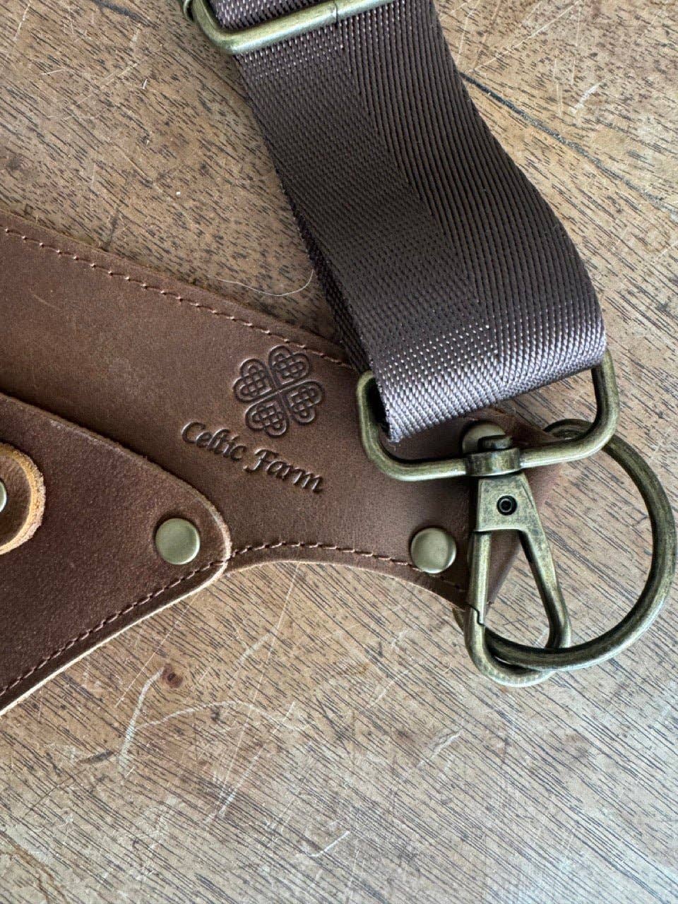 The Artisan Leather Gardener’s Belt | Full-Grain Tool Holster